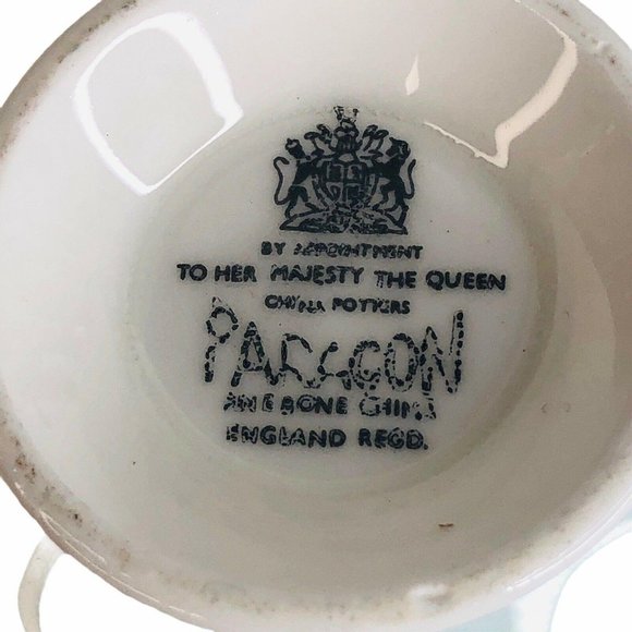 Paragon Tea Cup & Saucer Bone China Cabbage Rose - Picture 8 of 10